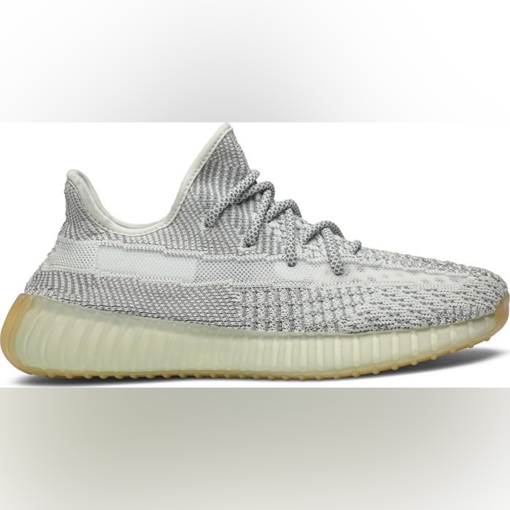 Yeezy Gray and Cream Sneakers